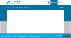 Desktop Screenshot of careers.aahks.org